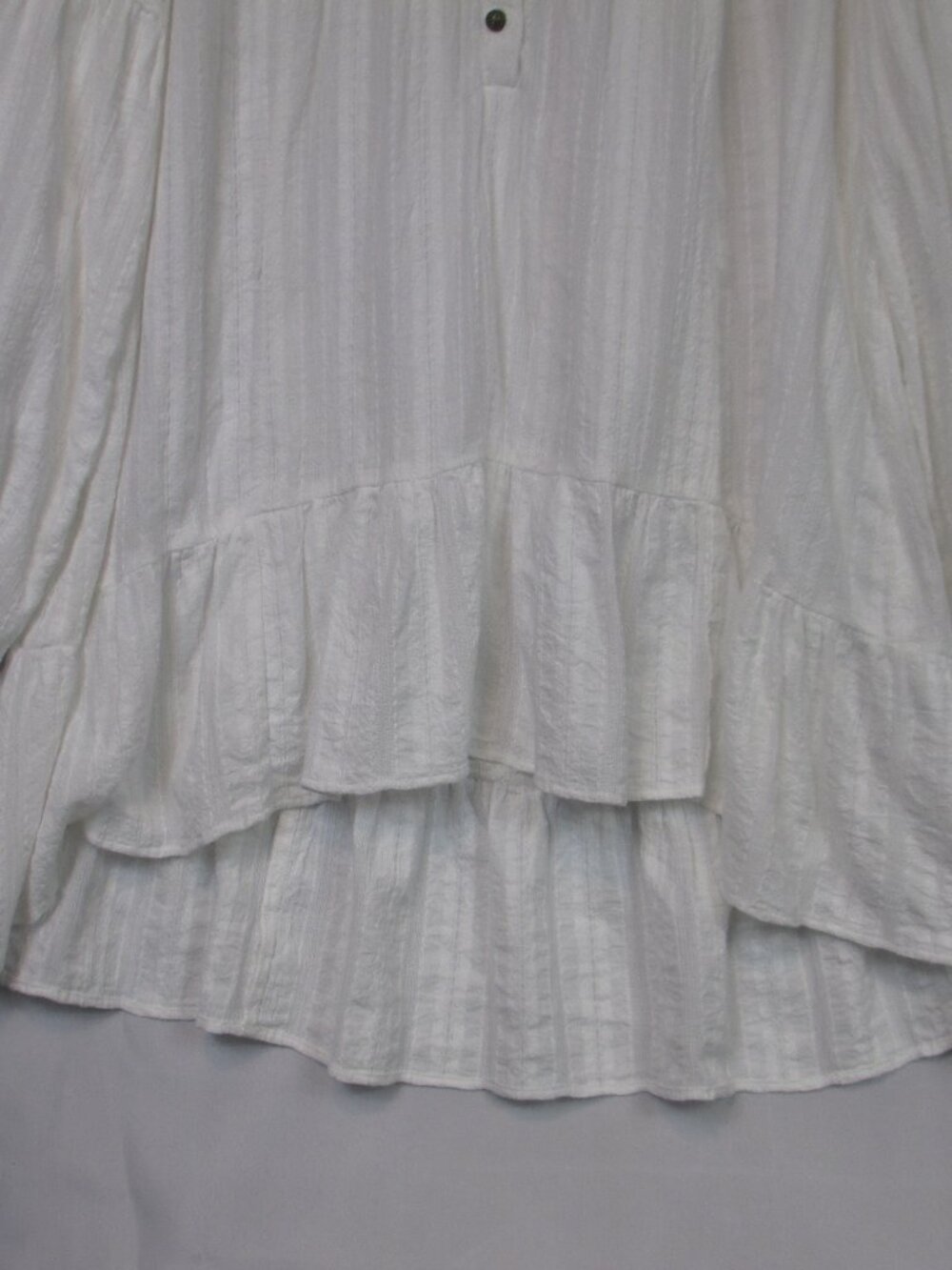 By Anthropologie Haley Embroidered Lace Tunic Blouse Ivory Size Large EUC - Picture 6 of 11
